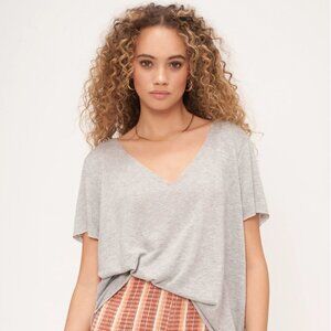 Project Social T Original Textured V - Heather Grey